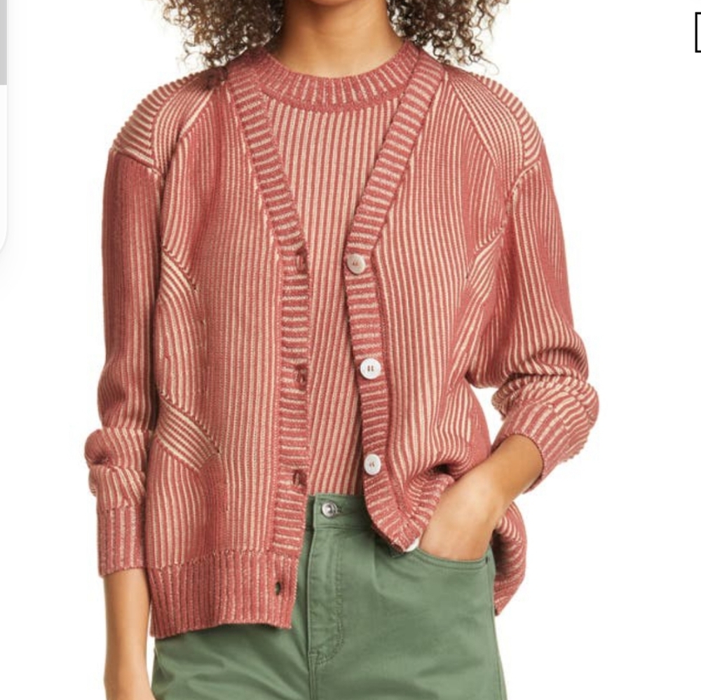 NWT Nicole Miller Collection Plaited Cardigan